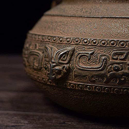 AWJ Tetera de Hierro Fundido de Estilo japonés con infusor de Hierro Tetera Saludable Tetera de Hierro Fundido Tetera de… - Imagen 5