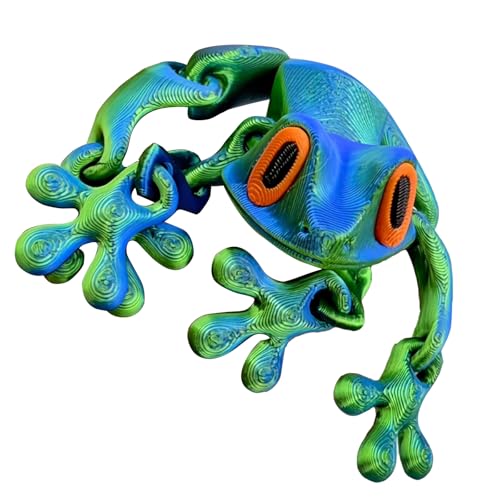 Imán decorativo rana magnética 3D con articulaciones