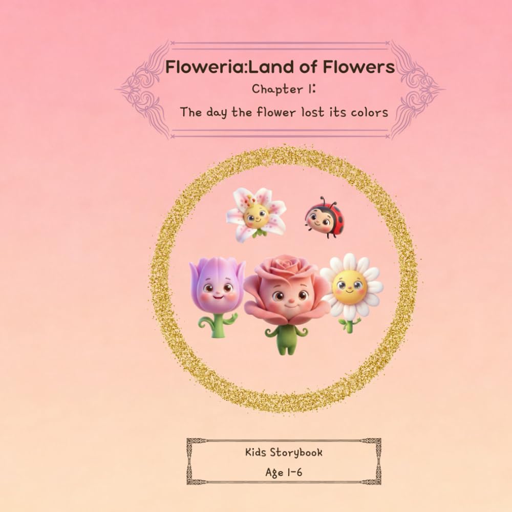 Floweria-Land Of Flowers(Kids story books chapter 1) (Chapter 1:The day the flower lost its colors)