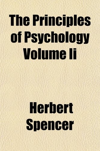 The Principles of Psychology Volume II : Amazon.in: Books