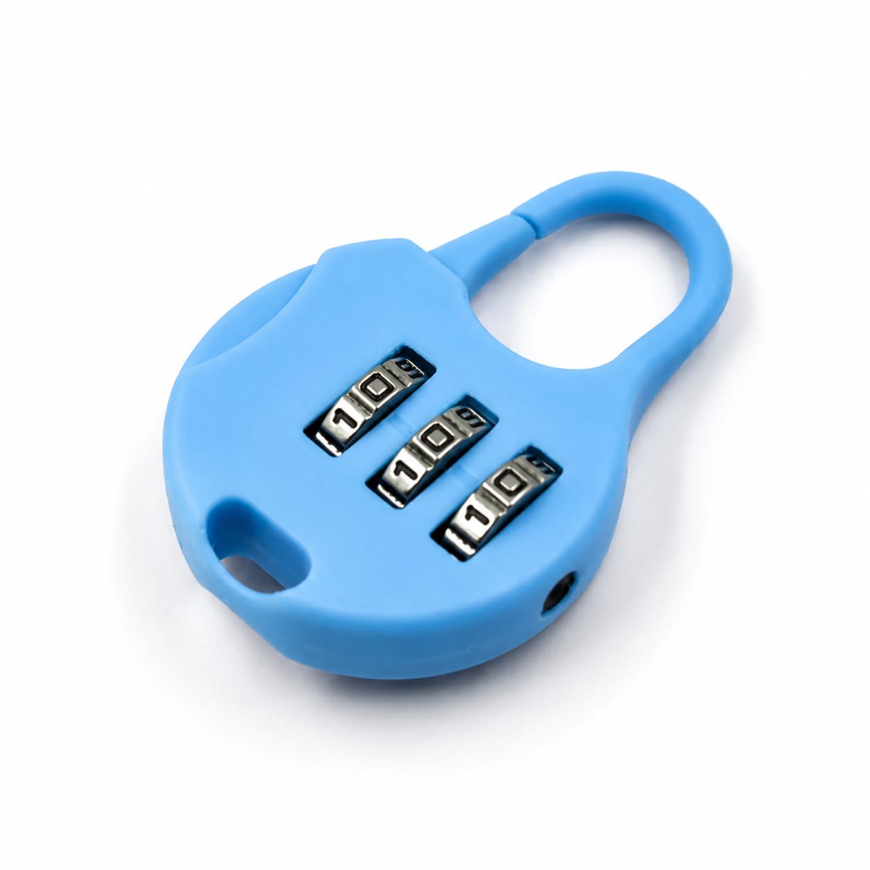 3-Digit Combination Zipper Lock for Luggage, Backpack & Gym Bag | Resettable Keyless Lock, Lightweight Plastic, 4.5 cm Compact Size, Travel & School Use, Smooth Dial Operation-image-28