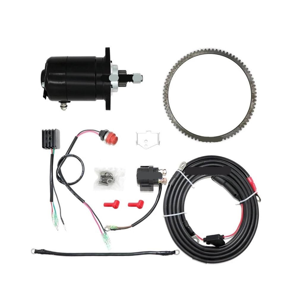 Kit de conversion de démarrage électrique pour moteur hors-bord 2 temps 25CV et 30CV M25 M30