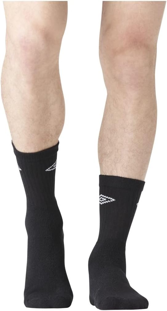 Umbro Men's Athletic Socks (6/8.5, Pack of 10 Tennis Black)