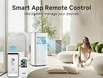 3 in 1 Portable Air Conditioner, 10000 BTU Air Cooler, Cooling, Dehumidifier, Fan, Sleep Model, Free Standing AC Unit with Remote Control, Air Conditioner Portable for Room/Office/Bedroom