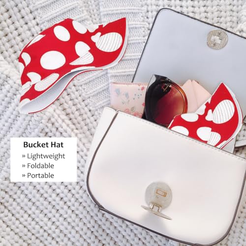Image of Reversible Bucket Hat for Women Summer Travel Fisherman Cap, Girls Cute Double Side Wear Bucket Cap
