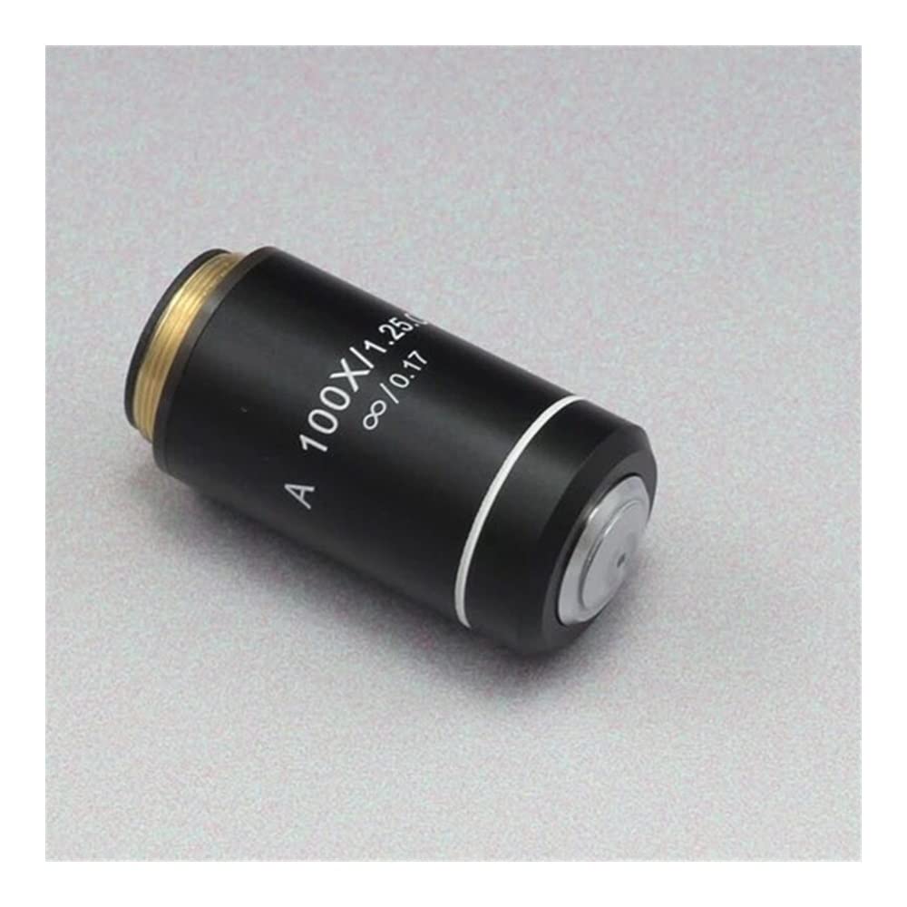 Microscope 100X Biological Microscope Achromatic Objective Lens Biomicroscope for CX21 CX3 CX41