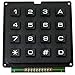 RLECS Matrix Array Switch Tactile Keypad Module MCU Board 16 Keys Button for Arduino 4x4 Keypad