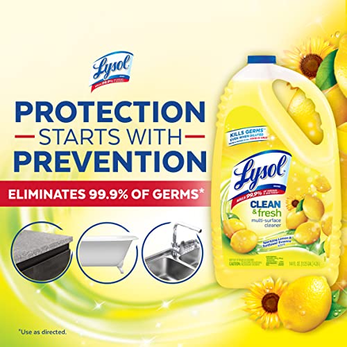 image for Lysol Multi-Surface Cleaner, Sanitizing and Disinfecting Pour, to Clea
