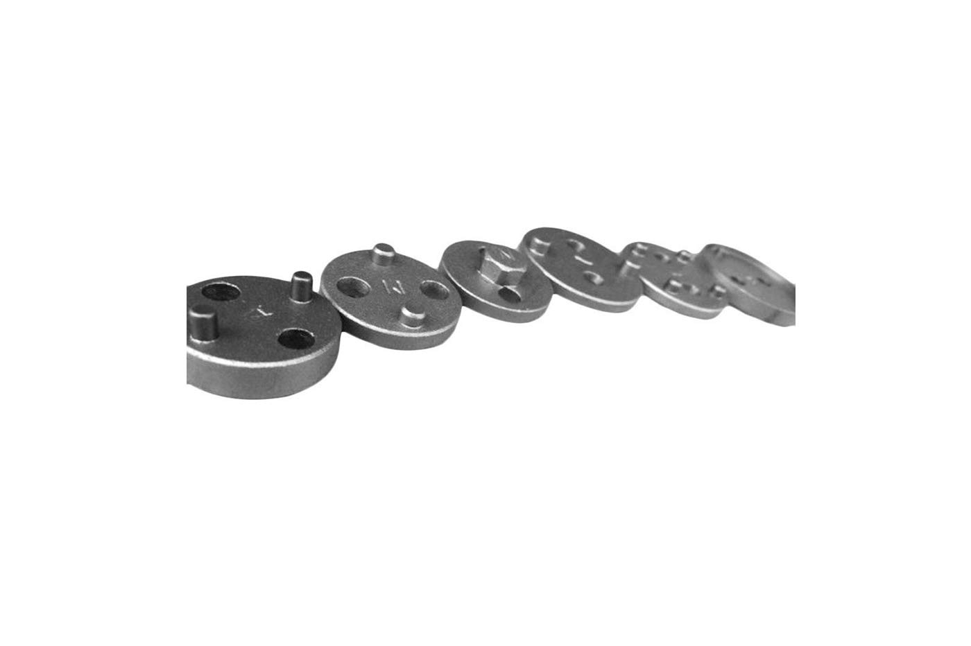 KIT CHIAVE PISTONCINI ARRETRATORE FRENI A DISCO MANUALE AUTO ACCESSORI 18PZ