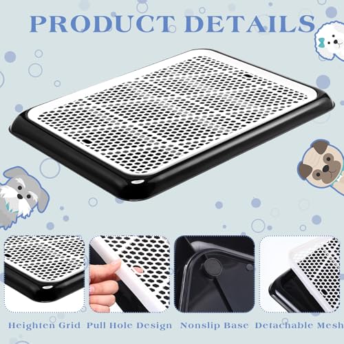 Mifoci 1 Pcs Dog Pee Pad Holder Potty Tray Portable Dog Litter Box Toilet Training for Small Medium Large Pet Puppy Indoor Outdoor - Image 4
