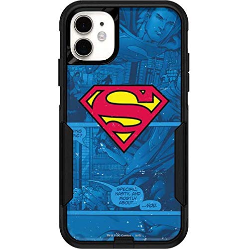 Skinit Decal Skin Compatible with OtterBox Commuter iPhone 11 - Officially Licensed Warner Bros Superman Logo Design
