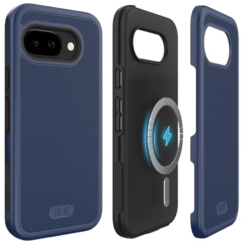 Image of TUDIA MergeGrip Magsafe Compatible for Google Pixel 9a Case - Indigo Blue