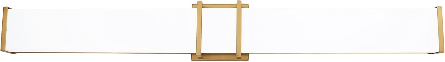EGLO Tomero 35-Inch Vanity LED Mirror Light Modern Bathroom Dimmable Artwork/Picture Wall Sconce, Gold 35"