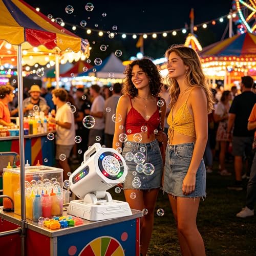 Machine à bulles extérieure pour amuser les enfants et décorer une fête d'anniversaire - 2
