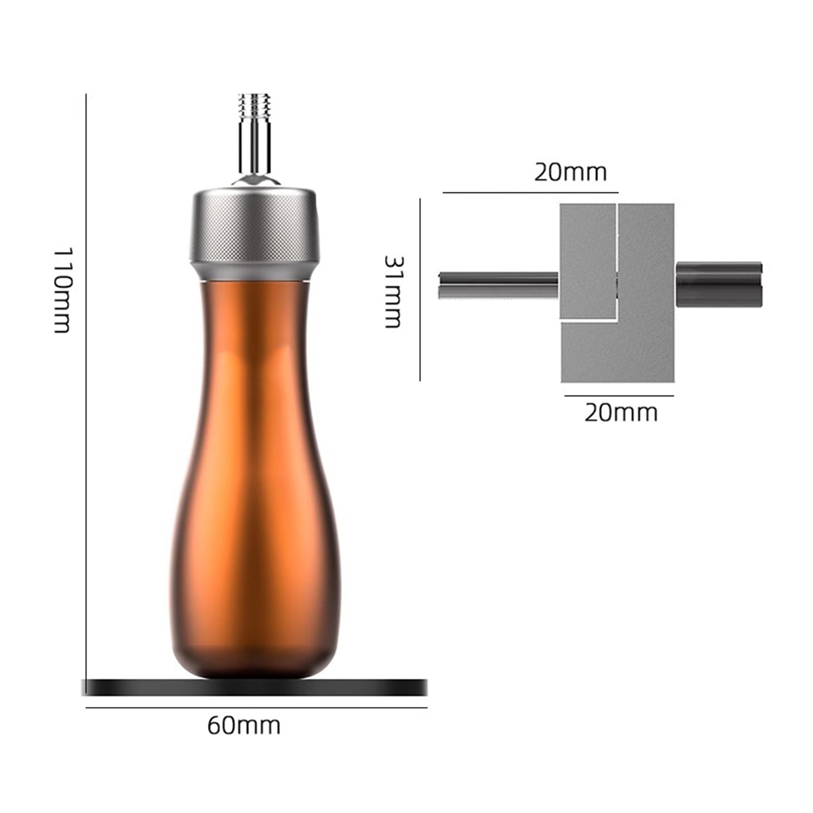 Mini morsa per hobby, morsetto da banco per artigianato e modellismo, angolo regolabile, serraggio massimo 30 mm, ideale per pittura precisa e progetti fai da te