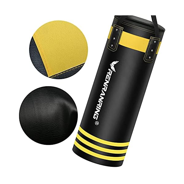 Punching Bag - Heavy Hanging Boxing Bags for Adults, Boxing Equipment, Heavy Punching Bags Set with Expansion Screw, Ceiling Hook for Home Gym Training MMA, Kickboxing, Muay Thai, Karate