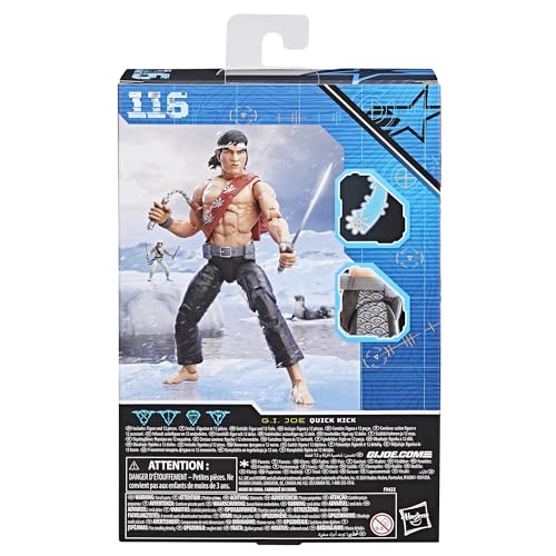 G.I. Joe Classified Series #116, Quick Kick Figura 15 cm