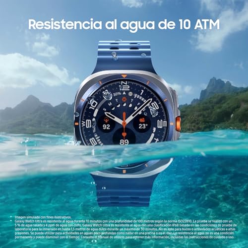 Miniatura 5 de Samsung Galaxy Watch Ultra 2025 47mm - Smartwatch LTE con IA, Titanio, Botón Personalizable, Control de Salud, Garantía del Fabricante 3 Años + 1 año Extra, Plata Titanio (Versión española)