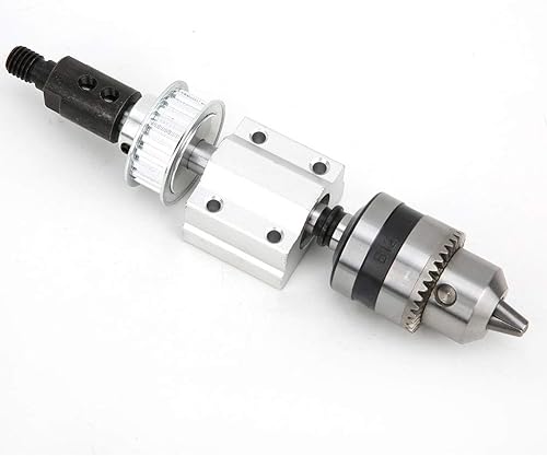 Miniatura 8 de Taladro de mesa Taladro de mesa de husillo sin alimentación Taladro de mesa Taladro de mesa DIY Carpintería Corte Rectificado Accesorio B12 Taladro