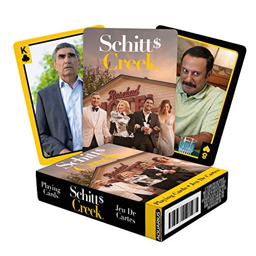 AQUARIUS Schitt's Creek Playing Cards - Schitt's Creek Themed Deck of Cards for Your Favorite Card Games - Officially Licensed Schitt's Creek Merchandise & Collectibles