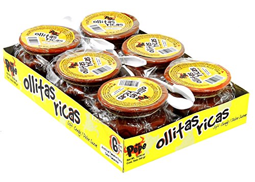 Don Pepe, Ollitas Rica Tamarindo, Count 6 (3.17 oz) – Dulces de azúcar/Grab variedades y sabores