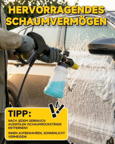 Miniatura 2 de Ohayori Lanza De Espuma Para Karcher K2-K7, Cañón De Alta Presión Ajustable, Accesorio De Lavado De Coche Con Boquilla Mejorada