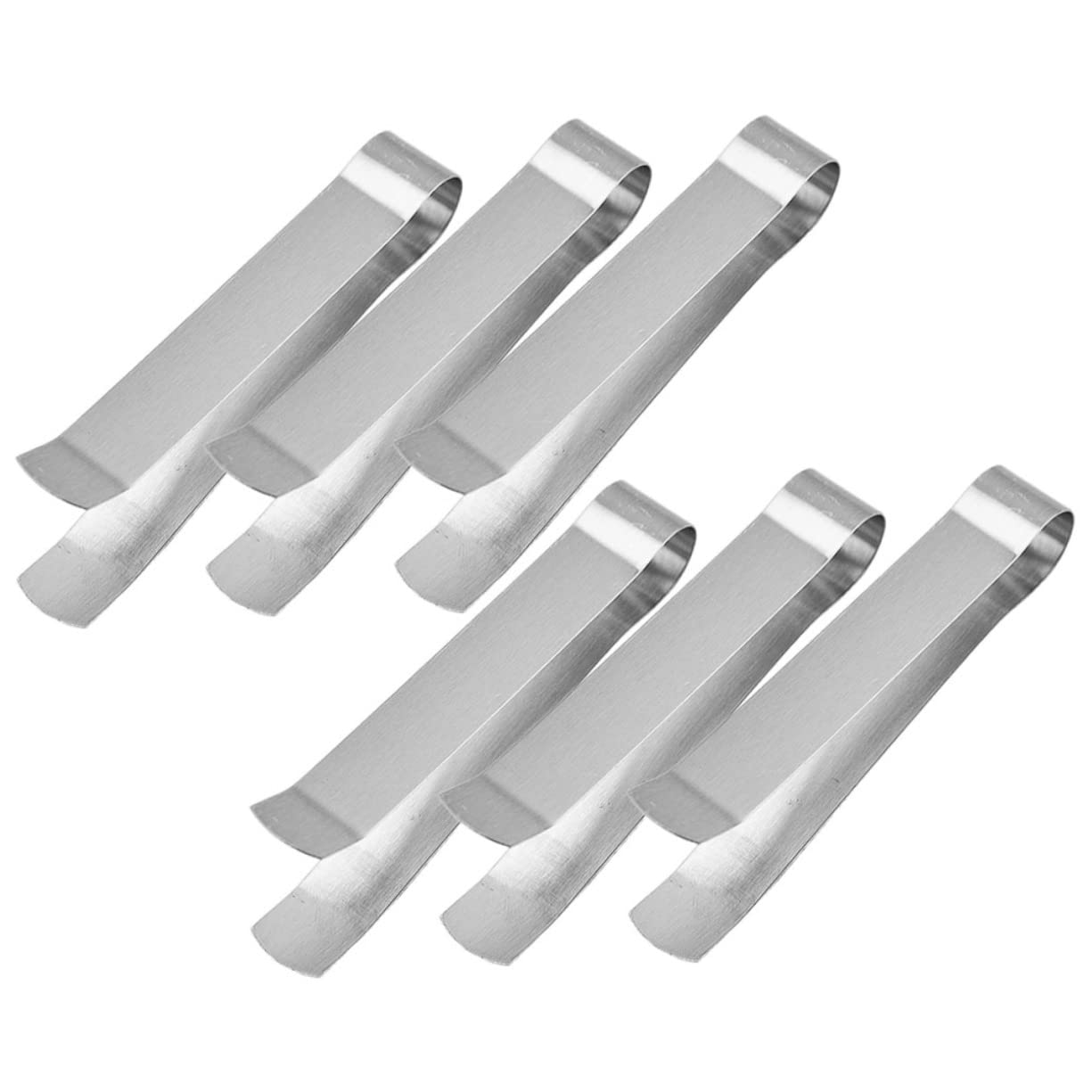 PRETYZOOM Candle Wick Extinguisher Tool 6pc Set Stainless Steel Candle Tweezers Aromatherapy Wick Trimmer Snuffer for Soot-Free Extinguishing