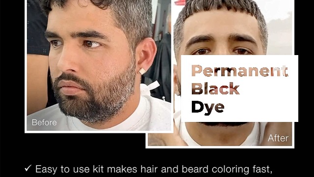 Amazon.com : Pacinos Hair & Beard Color Kit (Black) - Hair Color