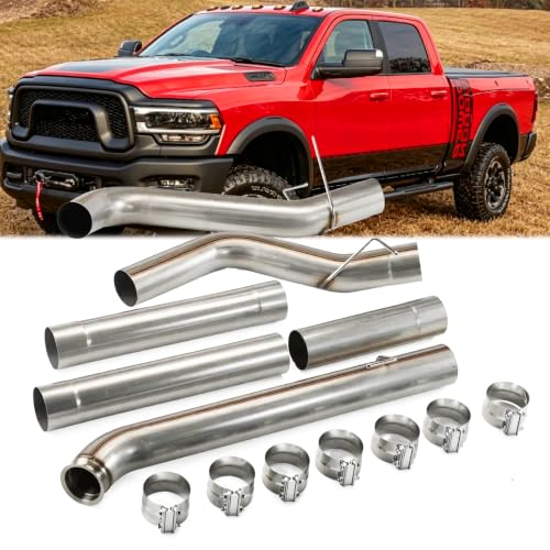 Kucaruce 1 Set Stainless Steel Exhaust Pipes for 2019-2025