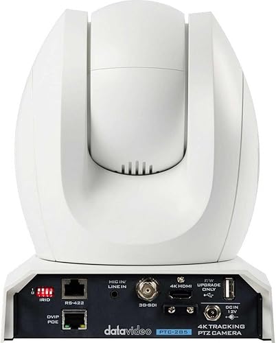 Miniatura 4 de datavideo PTC-285 4K Tracking 12x PTZ Cámara, Blanco