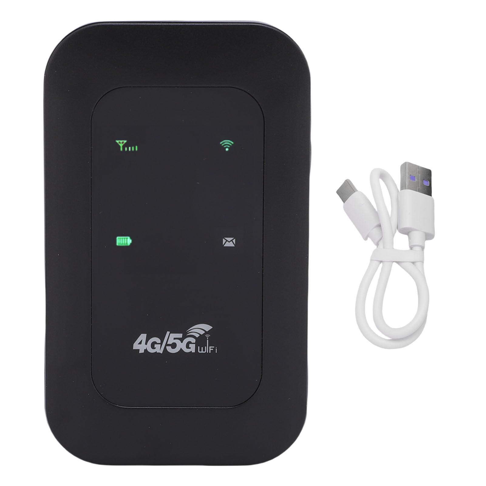CHICIRIS Router Mobile LTE Hotspot WiFi 4G 5G 10 Dispositivi Collegati Router Portatile da 300Mbps Ad Alta velocità