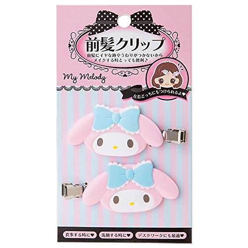 Sanrio N-1506-032417 My Melody Bangs Clip 2.4 x 0.4 x 1.4 inches (6 x 1 x 3.5 cm) ABS Resin