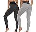 CMTOP Legging Sport Femme Pantalon sans Couture Push Up de Compression Elastique Legging de Compression Confortable(B, L)