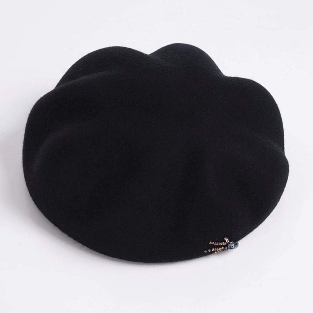 pium ビジューリボンベレー チャコール pium ビジューリボンベレー帽