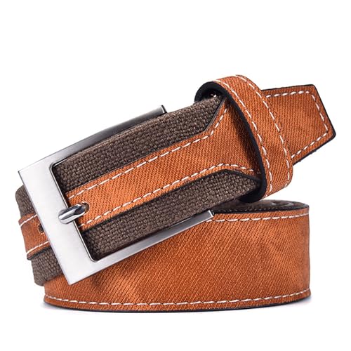 Men's Belt Men's Casual Belt Vintage Canvas Patchwork Belt Hundred Belt
