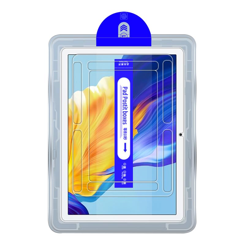 Kepuch Vidrio Templado Protector de Pantalla para Huawei MatePad T 10/T10 9.7', con Herramienta de Auto-Alineación
