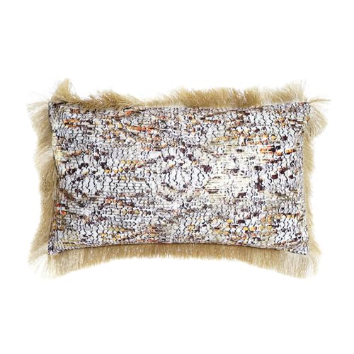 Coussin franges 50x30 confortable avec garnissage dense 500g - 2