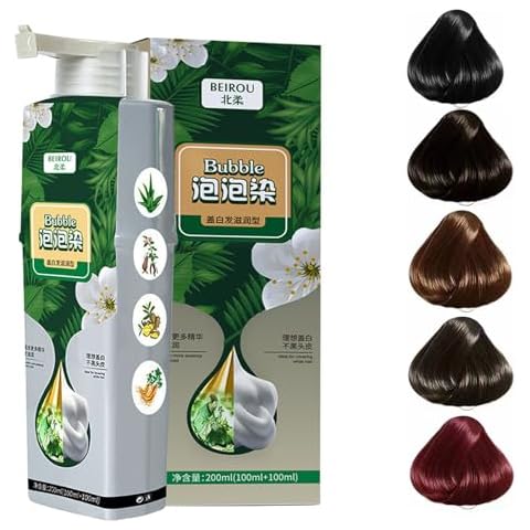 JISKG Plant Extract Hair Dye Shampoo Cover