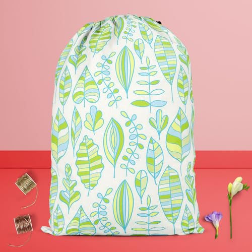 Image of ArtzFolio Autumn Leaf D4 | Reusable Sack Bag | Bag for Gym, Storage, Vegetable & Travel