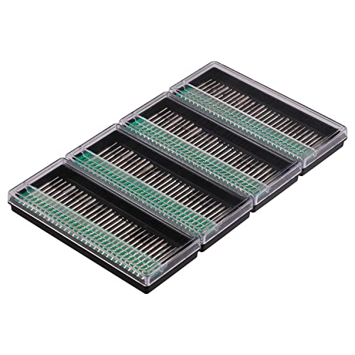 Diamond Burr Bits, Wenora Diamond Burr Bits Drill Kit For Rotary Tool Metal Woodworking Router Grinding Engraving Carving- 1/8"(3Mm) Shank Pack Of 120Pcs/ 4 Sets #TOP2