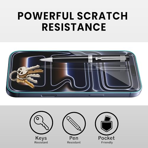 Image of ArmourPro Military-Grade Gorilla Borderless Tempered Glass for iPhone 17 Pro Max (6.9 Inches) with Installation Kit | Anti Dust Mesh Filter, Shatterproof, Full Screen Coverage