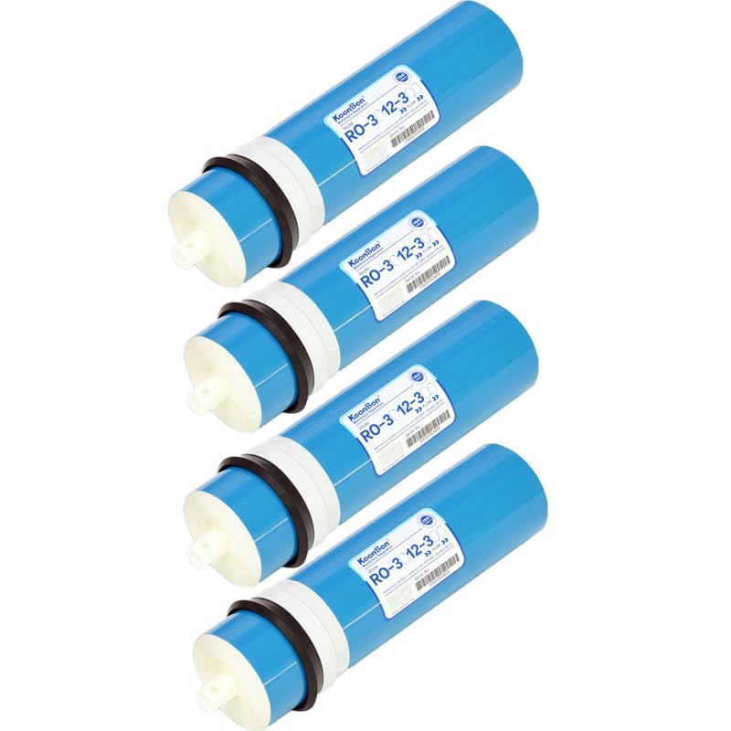 Membrana RO-3012-300 GPD ad alte prestazioni - serie residenziale - per impianti ad osmosi 4 PEZZI