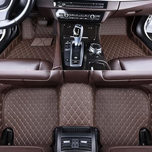 Jeu de Tapis de Sol Personnalisés en Cuir PU pour Ford Edge Fiesta Focus Fusion Kuga Ranger Mondeo Transit Ecosport Mustang, Imperméables, Antidérapants,...