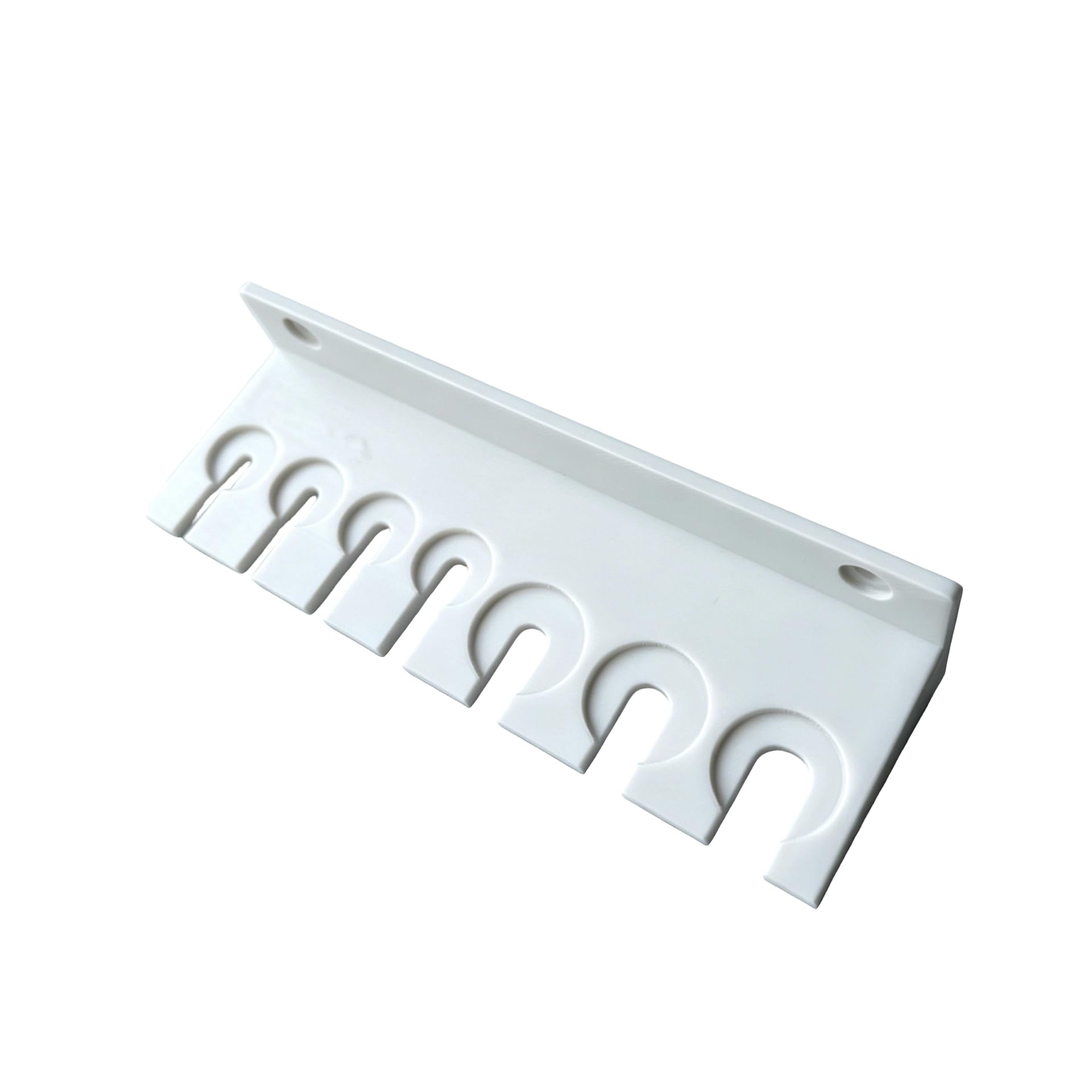 Whoasyst White Screwdriver Storage Rack Wall Bracket With Open Front Slots For Hand Tools In Workshop And Repairs Areas And Garages Tool Organizers