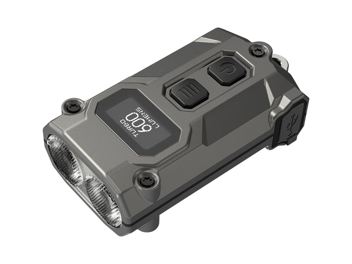 Nitecore TINI 3 Grey USB-C Charging 600 Lumens EDC LED Torch Flashlight
