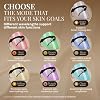 GLO24K Red Light Therapy Mask for Face LED Face Mask Light Therapy with Red & 7 Color Modes, Rechargeable Portable Skincare Mask for At-Home Use