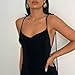 NUFIWI Sexy Backless Gown Maxi Dress Sleeveless Halter Neck Bodycon Midi Dress Open Back Long Dress TIK Tok Fashion Dress A Black
