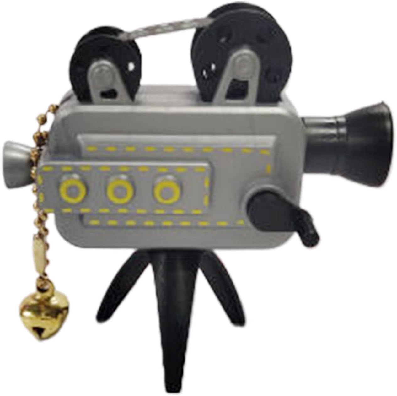 Miniature Retro Movie Projectors Keychains with Hand Cranked Operations and Unique Film Projection for Nostalgic Fun