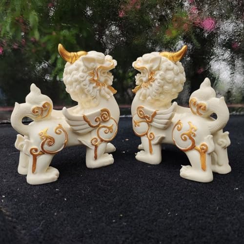 Estatua de Perro Foo Dog para Decoración Hogar miniatura 5