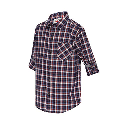 Image of Gini & Jony Boys Checked Casual Shirt